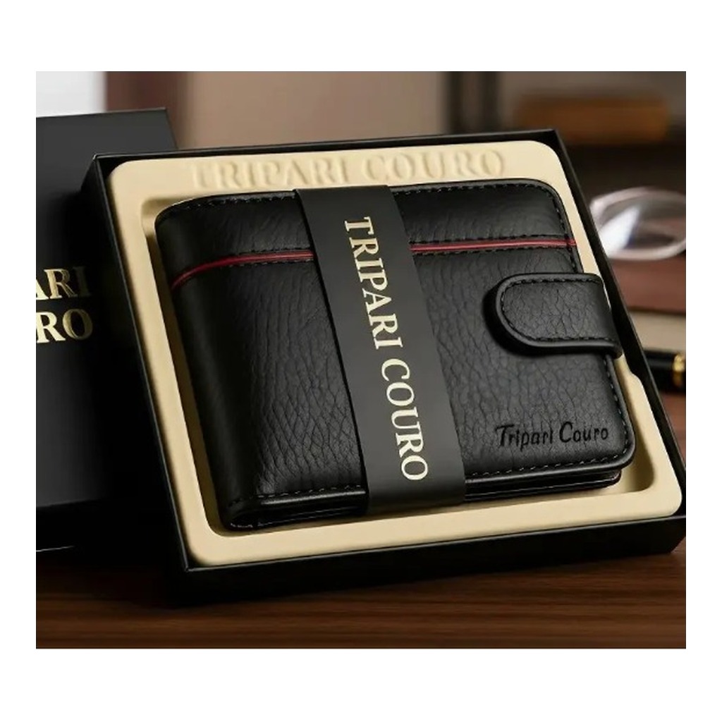 Carteira Masculina Couro Legítimo Premium Extra Macio