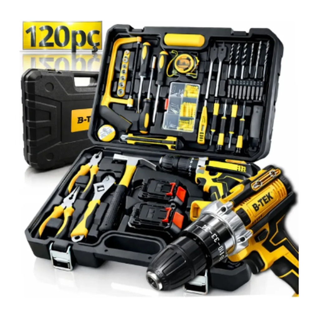 Conjunto De Ferramentas Profissional Portátil Com Martelo